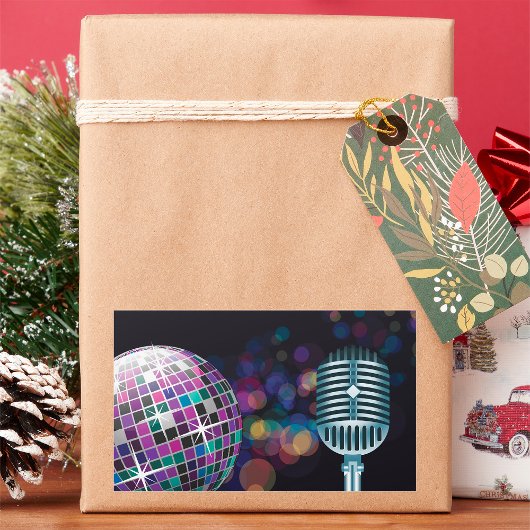 Sticker Rectangulaire Performance Disco