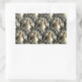 Sticker Rectangulaire Perles dorées (Sac)