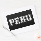 Sticker Rectangulaire Pérou (Enveloppe)