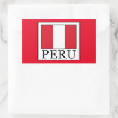 Sticker Rectangulaire Pérou (Sac)