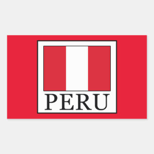 Sticker Rectangulaire Pérou