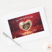 Sticker Rectangulaire Personalized Heart Photo Frame (Enveloppe)