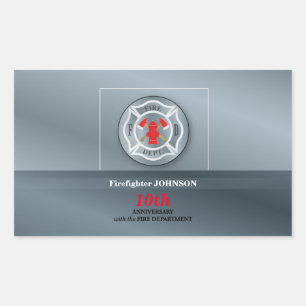 Sticker Rectangulaire Personnalisable, Anniversaire avec le service d'in