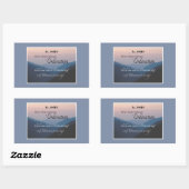 Sticker Rectangulaire Personnaliser les fêtes d'Ordination du 30e annive (Feuille)