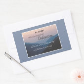 Sticker Rectangulaire Personnaliser les fêtes d'Ordination du 30e annive (Enveloppe)