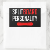 Sticker Rectangulaire Personnalité Splitboard (Sac)