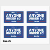 Sticker Rectangulaire Personne de moins de 80 ans en 2024 (Feuille)