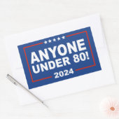 Sticker Rectangulaire Personne de moins de 80 ans en 2024 (Enveloppe)