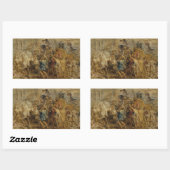 Sticker Rectangulaire Peter Paul Rubens - Le triomphe de Henri IV (Feuille)