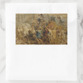 Sticker Rectangulaire Peter Paul Rubens - Le triomphe de Henri IV (Sac)