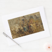 Sticker Rectangulaire Peter Paul Rubens - Le triomphe de Henri IV (Enveloppe)