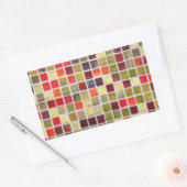 Sticker Rectangulaire Petit Arrière - plan coloré (Enveloppe)