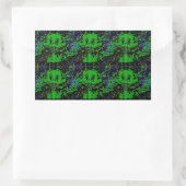 Sticker Rectangulaire Petit diable vert (Sac)