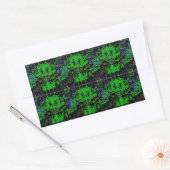 Sticker Rectangulaire Petit diable vert (Enveloppe)