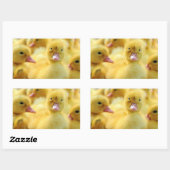 Sticker Rectangulaire Petits canards (Feuille)