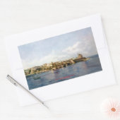 Sticker Rectangulaire Peuple côtier/Pobo costeiro/Coastal town (Enveloppe)