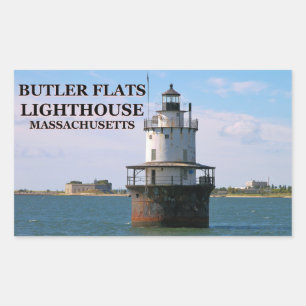 Sticker Rectangulaire Phare d'appartements de maître d'hôtel,