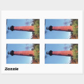 Sticker Rectangulaire Phare de Currituck (Feuille)