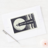 Sticker Rectangulaire Phare de Devils Island Wisconsin Moon (Enveloppe)