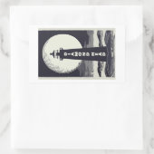 Sticker Rectangulaire Phare de Diamond Head Hawaii Moon (Sac)