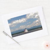 Sticker Rectangulaire Phare de la rivière Hudson (Enveloppe)