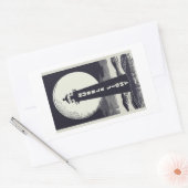 Sticker Rectangulaire Phare de Nubble Light Maine Lune (Enveloppe)