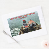 Sticker Rectangulaire Phare de Point Reyes, Californie (Enveloppe)