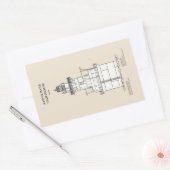 Sticker Rectangulaire Phare de Sabine Bank - Texas - SBD (Enveloppe)