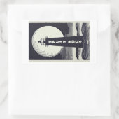 Sticker Rectangulaire Phare de Split Rock Minnesota Moon (Sac)