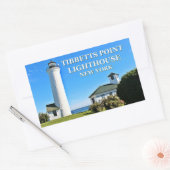 Sticker Rectangulaire Phare de Tibbetts Point, New York (Enveloppe)