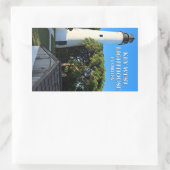 Sticker Rectangulaire Phare Key West, Floride (Sac)