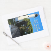 Sticker Rectangulaire Phare Key West, Floride (Enveloppe)