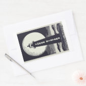 Sticker Rectangulaire Phare Trois Soeurs Massachusetts Lune (Enveloppe)