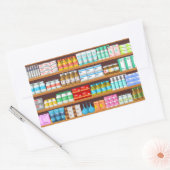Sticker Rectangulaire Pharmacie (Enveloppe)