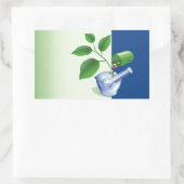 Sticker Rectangulaire Pharmacie (Sac)