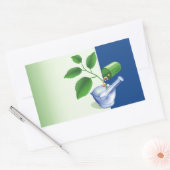 Sticker Rectangulaire Pharmacie (Enveloppe)