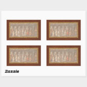 Sticker Rectangulaire Pharmacie - L'ensemble de chimie (Feuille)