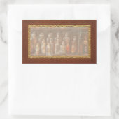 Sticker Rectangulaire Pharmacie - L'ensemble de chimie (Sac)