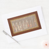 Sticker Rectangulaire Pharmacie - L'ensemble de chimie (Enveloppe)