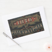 Sticker Rectangulaire Philadelphie 1876 pennsylvanie (Enveloppe)