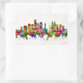 Sticker Rectangulaire Philadelphie Pennsylvanie Skyline (Sac)