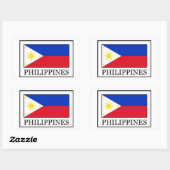 Sticker Rectangulaire Philippines (Feuille)