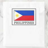 Sticker Rectangulaire Philippines (Sac)