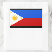 Sticker Rectangulaire Philippines (Sac)