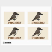 STICKER RECTANGULAIRE PHOEBE ! (Feuille)