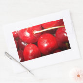Sticker Rectangulaire Photo de Cherries (Enveloppe)