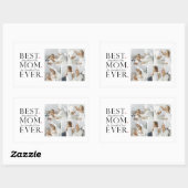 Sticker Rectangulaire Photo de collage moderne (Feuille)