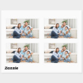 Sticker Rectangulaire Photo de famille (Feuille)