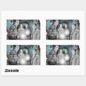 Sticker Rectangulaire Photo de groupe 1 (Feuille)
