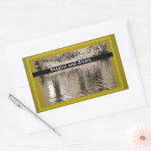 Sticker Rectangulaire Photo de Pond Sepia (Enveloppe)